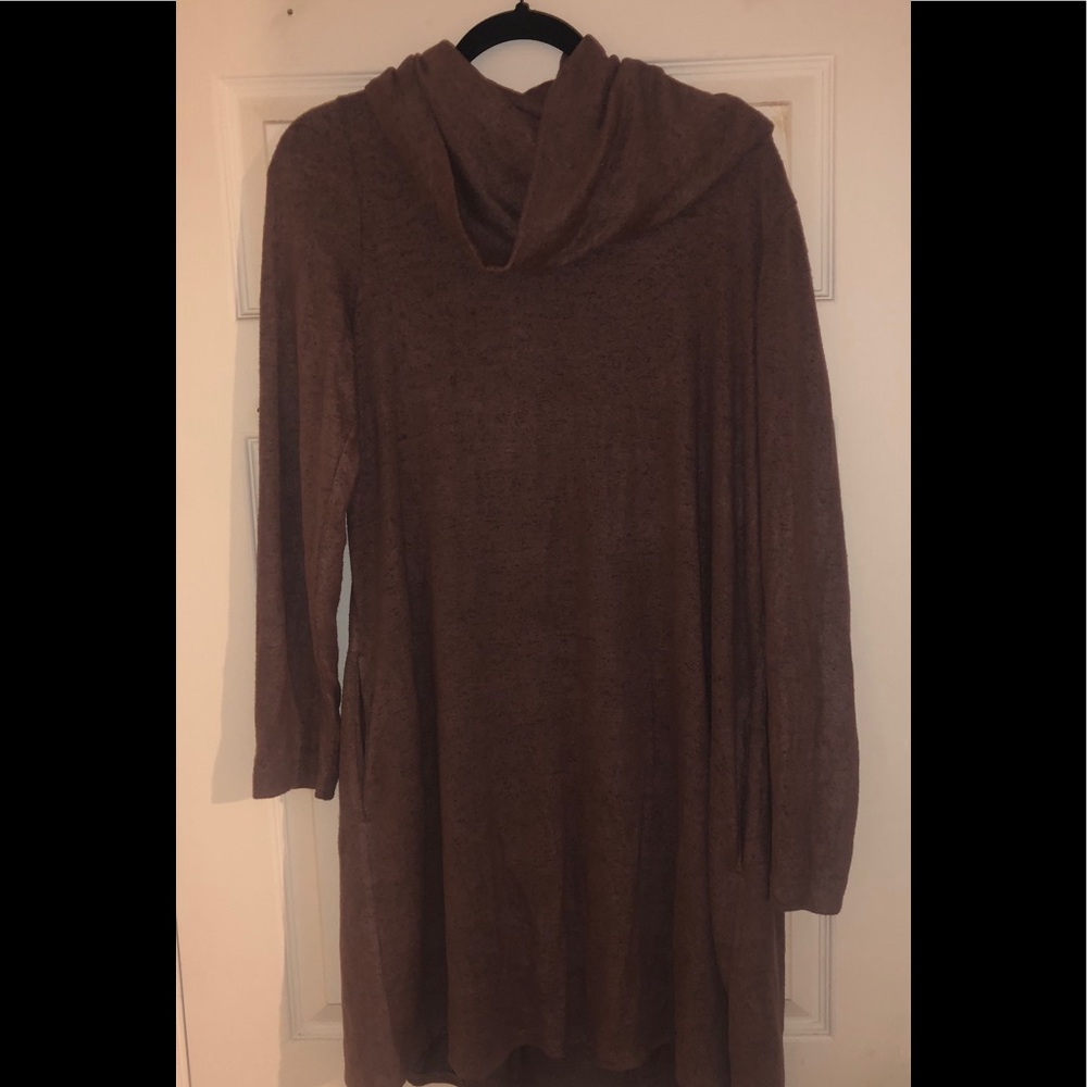 Long sleeve turtleneck dress